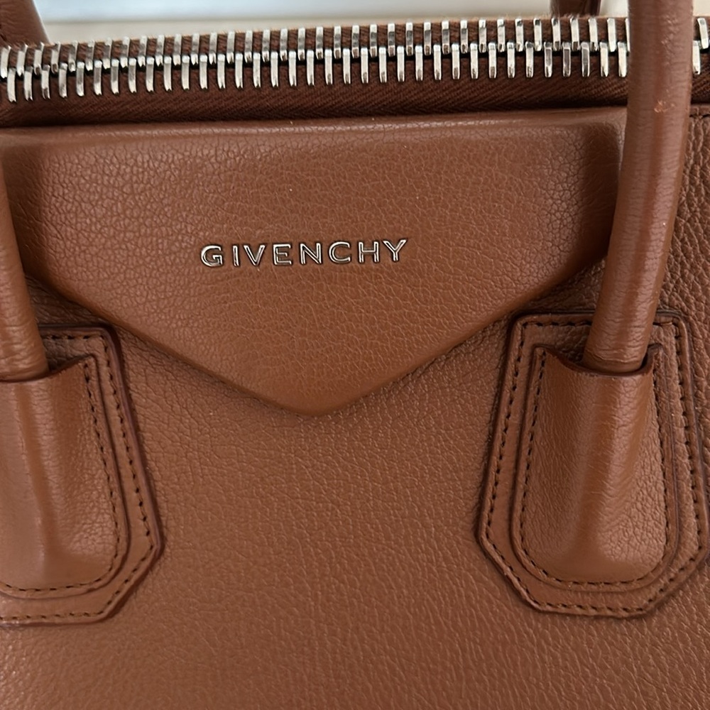 Givenchy Antigona Cognac Leather Satchel MEDIUM - Picture 5 of 9